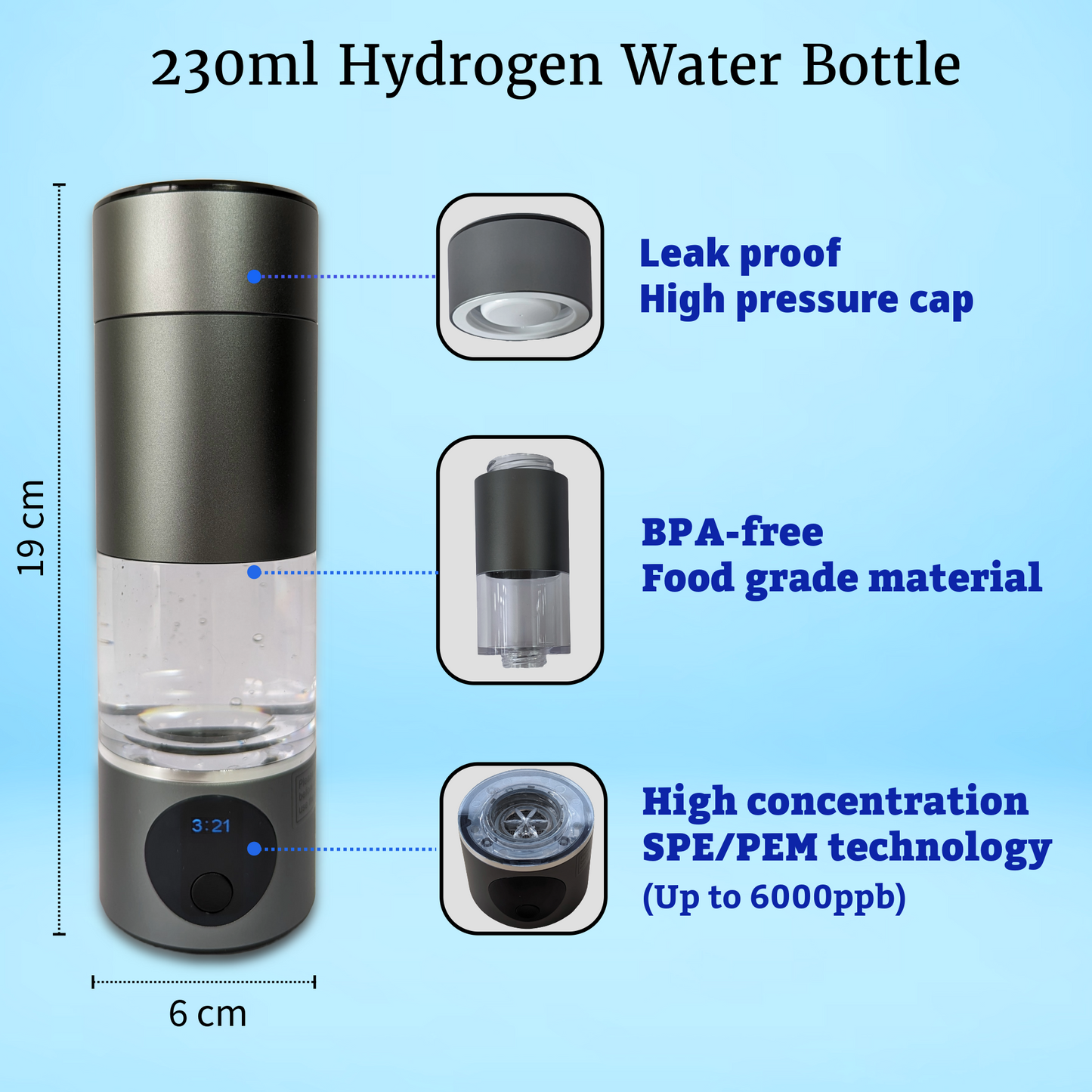 Hydrogen Water Bottle