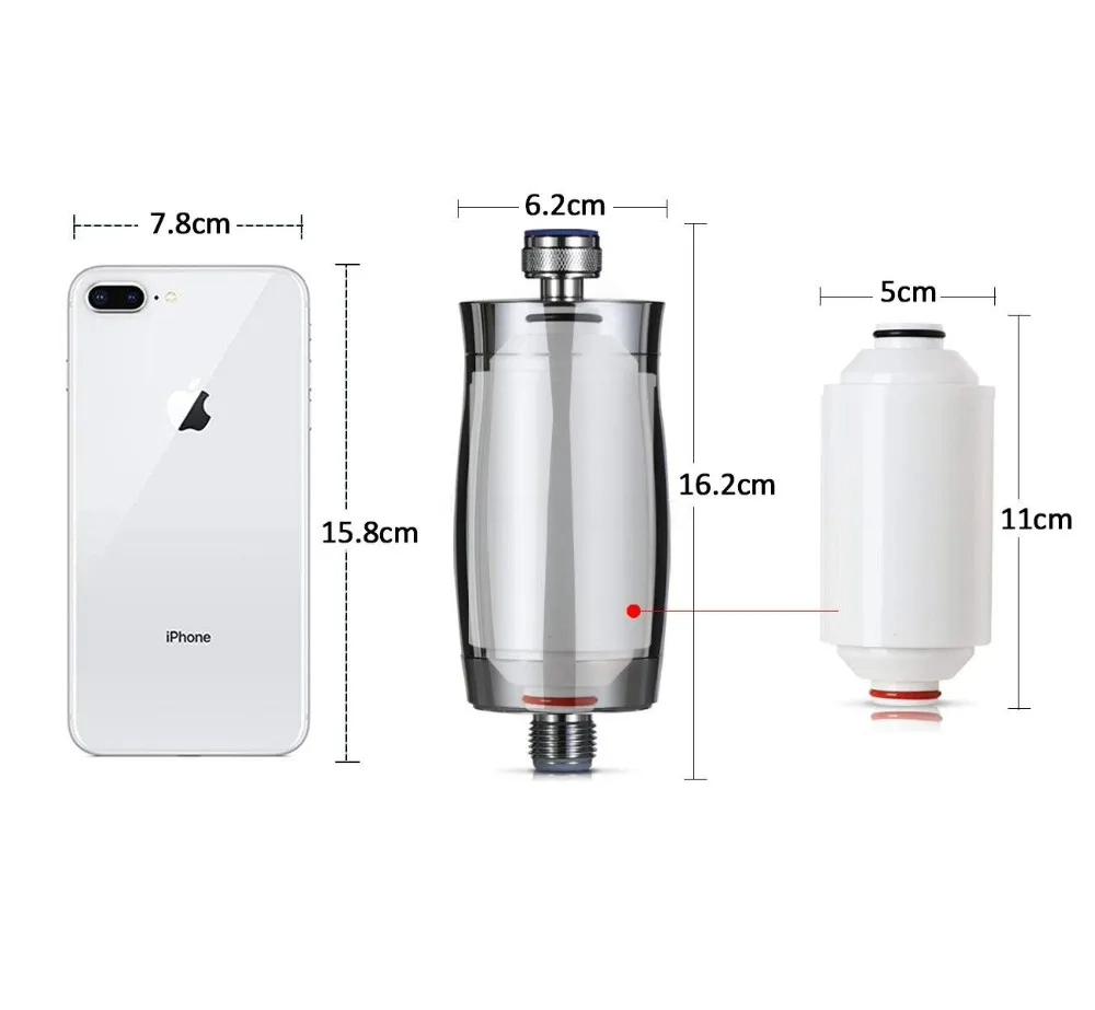 15-Stage Shower Water Filter