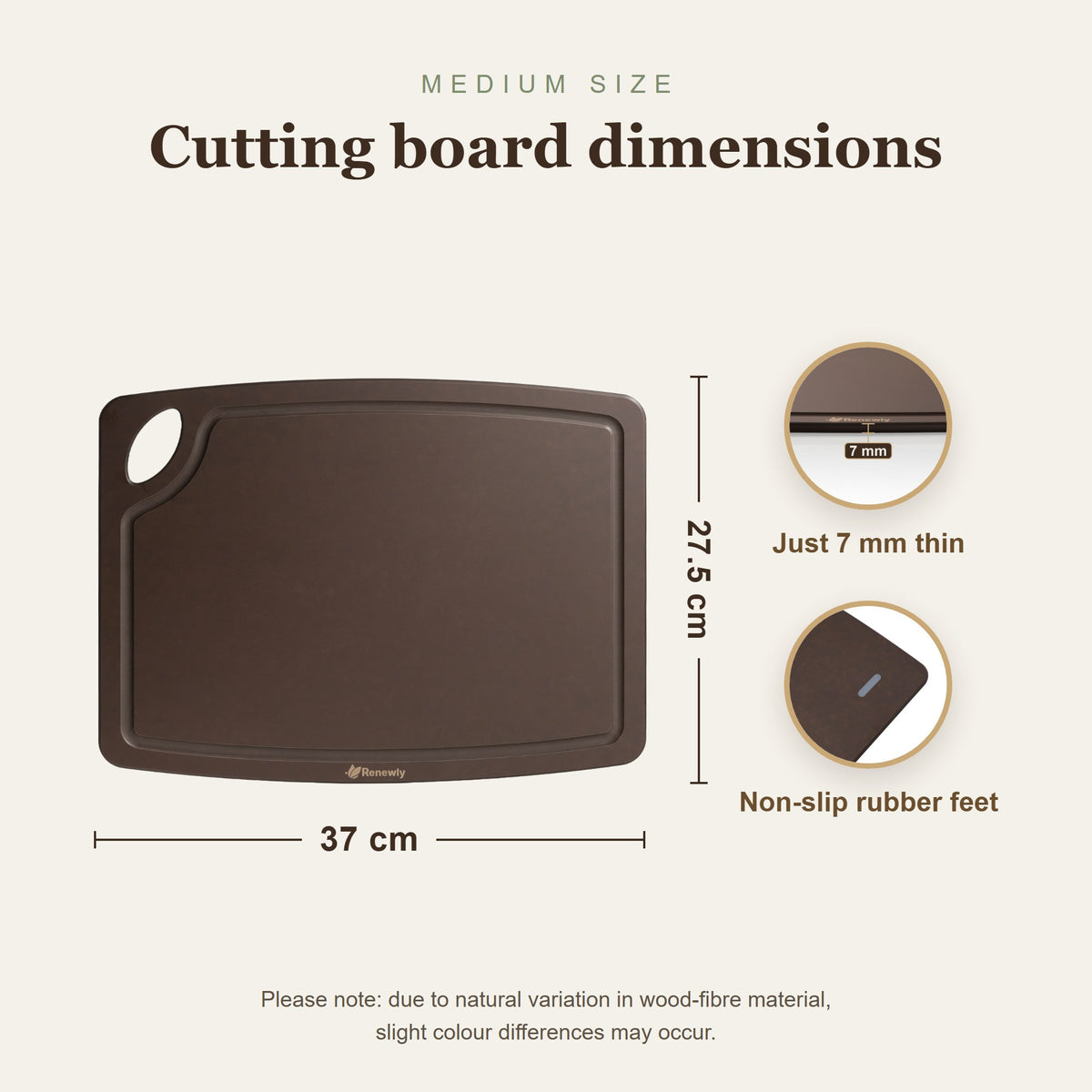 Renewly Wood Fibre Chopping Board